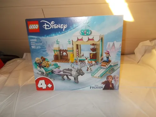 Disney Princess Annas Schlittenabenteuer - Konstruktionsspielzeug 43256 - Kreatives Konstruktionsspielzeug mit 192 Teilen für Kinder ab 4 Jahren, fördert die Fantasie und Motorik.