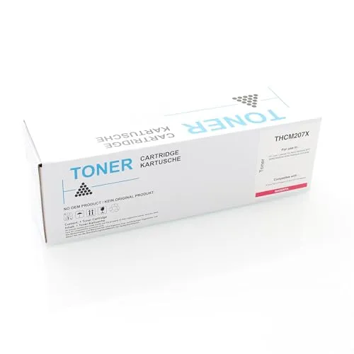 ABC Kompatibler Toner für HP 207X W2213X Magenta für HP Color LaserJet Pro M255 M255dw MFP M282 M282nw M283 M283cdw M283fdw