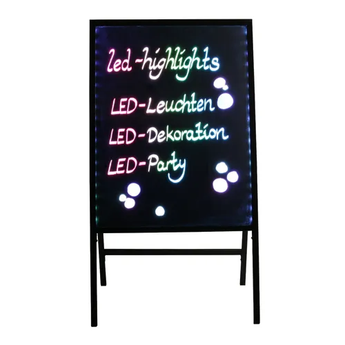 Deko Leuchtschild Reklame Tafel 80x60 cm von LED-Highlights