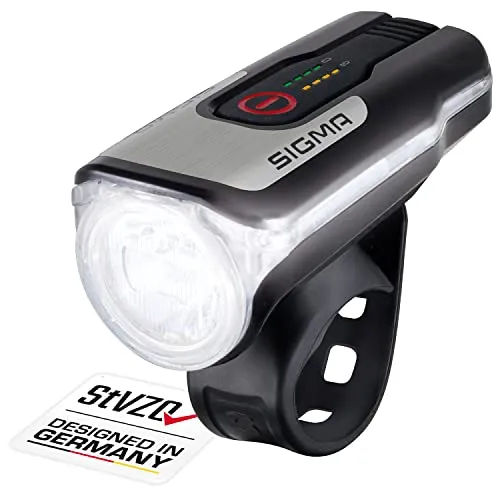 SIGMA SPORT - Aura 80 LED Fahrradlicht, 80 Lux StVZO zugelassen