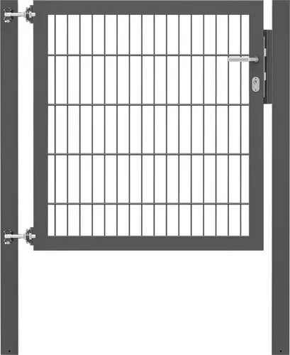 Alberts Zauneinzeltür Flexo Plus, anthrazit 100 cm x 100 cm von Alberts