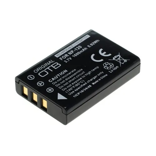 Akku kompatibel zu Fuji NP-120 NP120 - 3,7V - 1600 mAh Li-Ion Original OTB