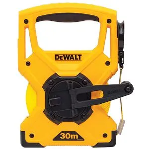 DEWALT DWHT34218-0 Maßband 30m - Präzises 30m Maßband von DEWALT, ideal für Bauarbeiten und Heimprojekte, mit robuster Bauweise für Langlebigkeit.