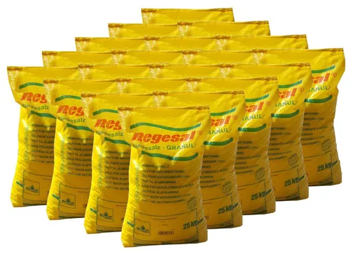 Regesal 20x25kg Salztabletten für Wasserenthärtung - Effektive Salztabletten zur einfachen Regeneration von Wasserenthärtungsanlagen. Ideal für den professionellen Einsatz, sorgt für optimale Wasserqualität.