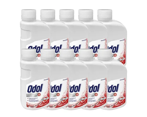Odol med 3 Zahnfleisch Mundwasser 10er Pack - Alkoholfreies Mundwasser für sanfte Pflege des Zahnfleischs im praktischen 10er Pack. Ideal für die tägliche Mundhygiene und für empfindliches Zahnfleisch geeignet.