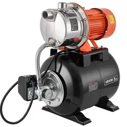 VEVOR Hauswasserwerk 1176 W – Effiziente Druckerhöhungspumpe für Garten und Haushalt