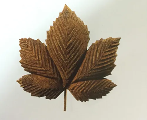 Scholtissek Edelrost Blatt Bergahorn klein 20cm Gartenstecker, 70889