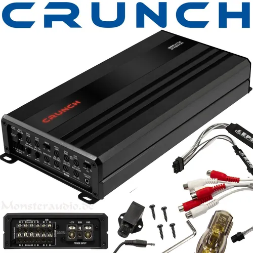 Crunch GTX 2600.6D 6-Kanal Verstärker - Car-HiFi-Endstufen mit kompaktem Design und bis zu 1.500 Watt RMS Leistung. Genießen Sie kraftvollen Sound und ein herausragendes Preis-Leistungs-Verhältnis!