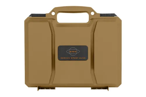 GSG Pistolenkoffer 31cm Tan | Waffenkoffer Kurzwaffen | Transport | Aufbewahrung