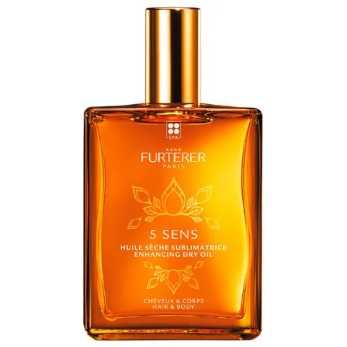 René Furterer 5 Sens Stärkendes Trockenöl für Körper und Haar 100 ml - Shampoos, vielseitiges Trockenöl für Haar und Körper, spendet intensive Feuchtigkeit und Pflege für glänzendes, gesundes Haar und samtweiche Haut.