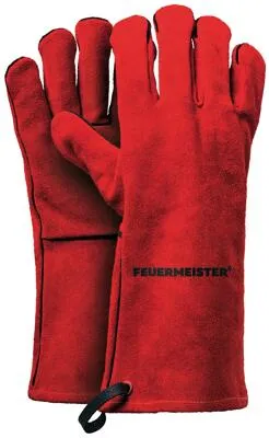 Feuermeister Premium BBQ Grillhandschuhe Gr. 12 in rot von Feuermeister