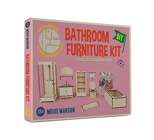 Muizenhuis knutselkit - badkamer