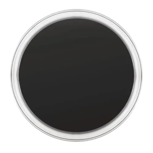 Olympia Rundes rutschfestes Bar-Tablett aus Edelstahl für Getränke 305mm - DP207