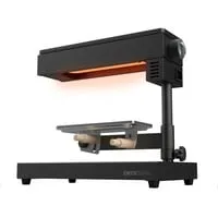 Cecotec Raclette Cheese Grill 6000 Schwarz - 600W Leistung, Grillfunktion und Edelstahl-Finish für köstliches Käsevergnügen und einfache Reinigung