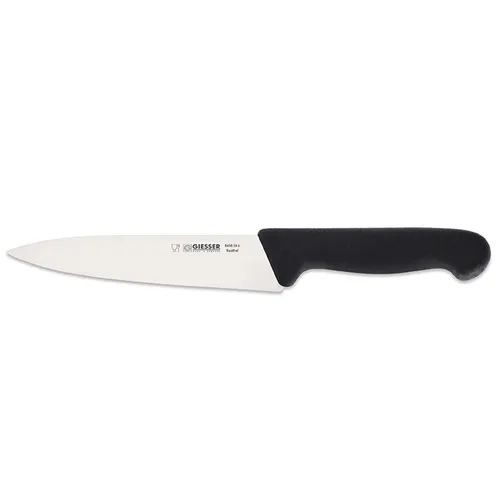Giesser Kochmesser 16cm - Universalmesser mit ergonomischem Griff - Küchenmesser mit 16cm Klinge, perfekt zum Schneiden von Fleisch, Obst und Gemüse. Ergonomischer, rutschfester Griff für sicheren Halt und müheloses Arbeiten.
