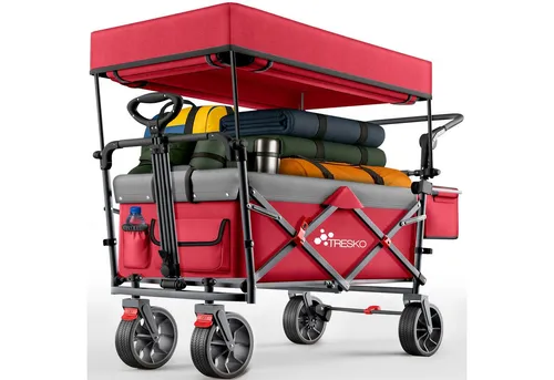 Hand- & Bollerwagen Rot von Tresko