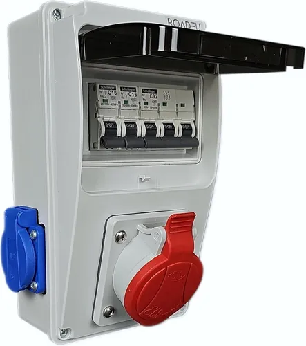 RoadEu 32A Baustromverteiler mit Sicherungsautomat