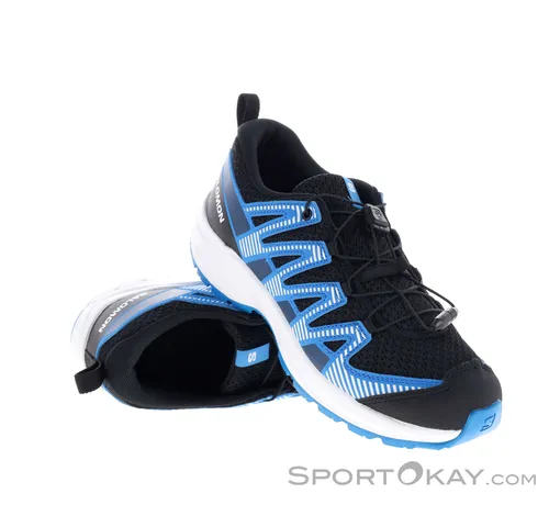 Salomon Junior XA PRO V8 J Schwarz/Weiß/Französisch Blau in blau von Salomon