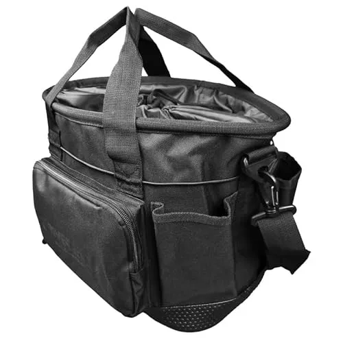 Produktbild Driver13 Putztasche Pferdepflege, Grooming Bag Reitsport Stall, Putzzeug Tasche mit Tragegriffen und Fächern, schwarz