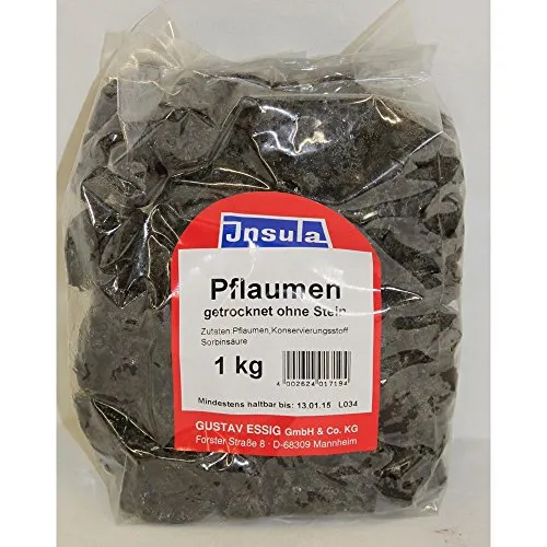 Pflaumenetrocknet, 1er Pack (1 x 1000 g)