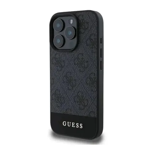 GUESS Hardcase für Apple iPhone 16 Pro – Grau - Taschen & Schutzhüllen – Robuste Kunststoffhülle mit stylischem Design und optimalem Schutz für dein iPhone 16 Pro.