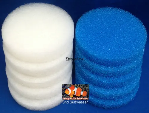 Filtervlies + 5 x Matte 130 mm Ø passennd für Eheim Ecco 2213 Classic 250 5 x