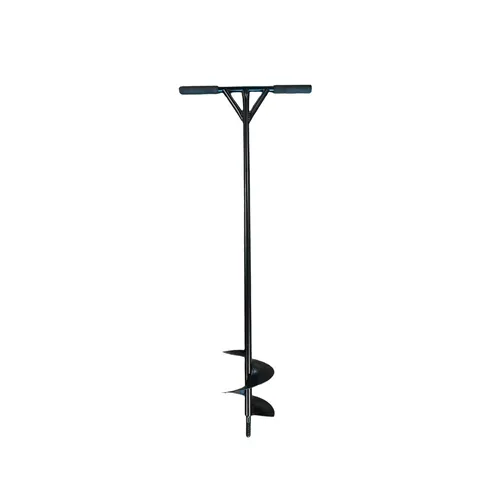Erdbohrer Handerdbohrer 150 mm mit T-Griff - Robuster Handerdbohrer für einfache Bodenbearbeitung im Garten. Mit stabilem Stahl und komfortablem T-Griff für müheloses Arbeiten.