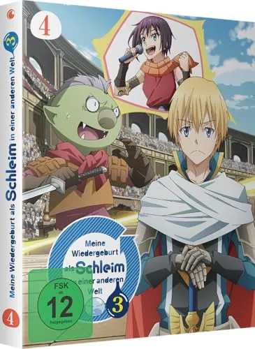 Meine Wiedergeburt als Schleim in einer anderen Welt - Staffel 3 - Vol.4 - Erlebe die spannende Fortsetzung der Isekai-Serie auf DVD. Begleite Satoru Mikami auf seinem Abenteuer in einer fantastischen Welt voller Herausforderungen und Humor!