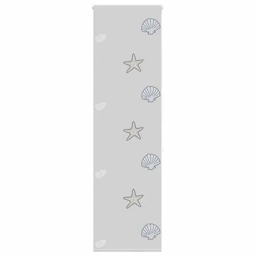 vidaXL Duschrollo 70x240 cm Stoffbreite 66 cm, Duschvorhang, Badewannenvorhang, Seitenzugrollo, Dusche Rollo, Badewannenrollo, Duschvorhang-Rollo