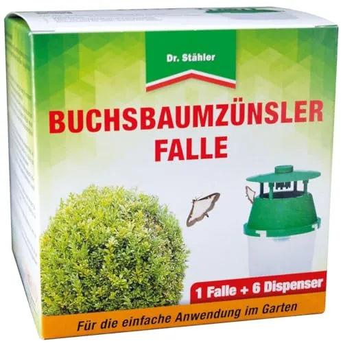 Dr. Stähler Buchsbaumzünsler Falle - Effektive Falle zur Bekämpfung von Buchsbaumzünsler, schützt Ihre Pflanzen vor Schäden und ist einfach in der Anwendung.