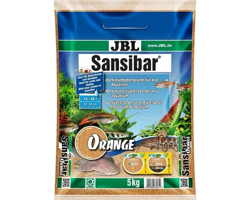 JBL GmbH & Co. KG Aquariensand JBL Sansibar Aquarienbodengrund Orange 5 Kg