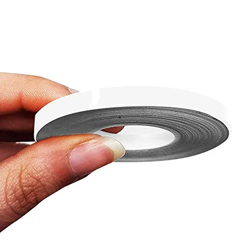 4R Quattroerre.it 10466 Trim Stripes Klebestreifen für Autos, Weiß, 5 mm x 10 mt, Weiss/opulenter Garten