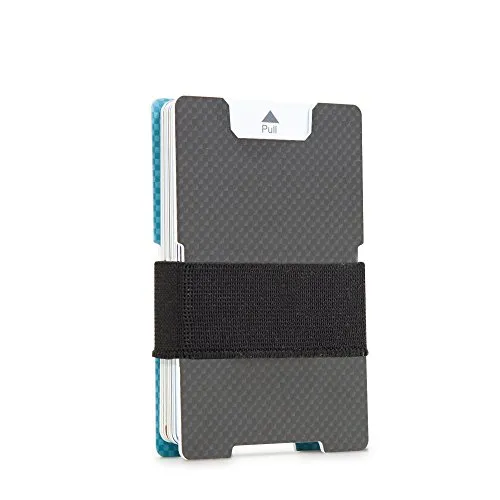 achilles Kreditkartenhalter, Kreditkartenetui, Kreditkartenhülle, RFID Schutzhülle Kreditkartenetui mit Geldscheingummi, 86x56x4 mm (Grau)