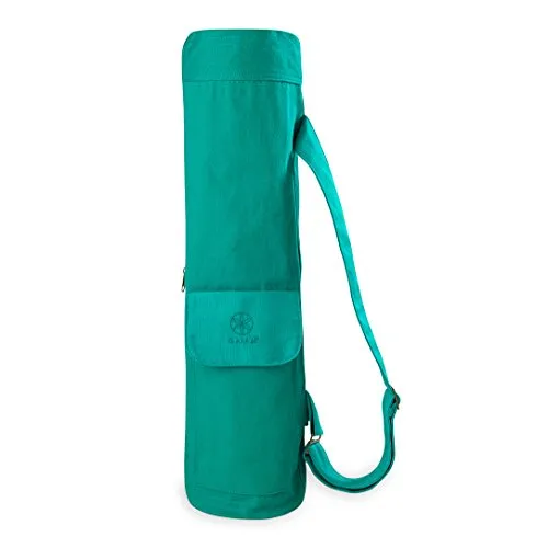 Gaiam Cargo Pocket Yogamatte, Durchgehender Reißverschluss, Türkis Meer
