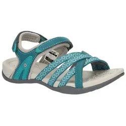 HI-TEC Mädchen Savanna JRG Sportsandale - Wanderschuhe mit synthetischem Obermaterial für Komfort und Atmungsaktivität. Ideal für Outdoor-Aktivitäten mit verstellbarem Design und dämpfender EVA-Zwischensohle.