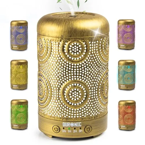 Duronic AD41 Aroma Diffuser - Duftöldiffusoren mit 100 ml Wassertank, elegantes Arabesque-Design, verbessert die Luftqualität und schafft eine beruhigende Atmosphäre.