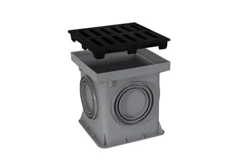 Marley Einlaufschacht mit Gussrost 200x200mm