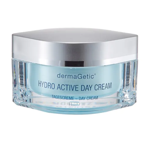 Binella dermaGetic Hydro-Moisture Hydro Active Day Cream 50ml - Medizinische Körperpflege für feuchtigkeitsarme bis fettige Haut, spendet intensive Feuchtigkeit und schützt vor Umwelteinflüssen für ein strahlend frisches Hautbild.