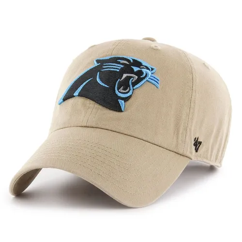 '47 Brand NFL Cap Carolina Panthers - CLEAN UP Basecap mit Strapback-Verschluss - Baseball Caps mit verstellbarem Strapback-Verschluss für optimalen Sitz, aus 100% Baumwolle und mit hochwertiger Panthers-Stickerei für echte NFL-Fans.