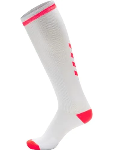 hummel Long Socken Elite Indoor Erwachsene in weiß von hummel