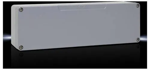 Rittal GA 9107.210 Aluminiumguss Gehäuse - Wandschaltschrank aus pulverbeschichtetem Aluminiumguss, IP66 Schutzart, ideal für den Außenbereich und robust gegen Umwelteinflüsse.