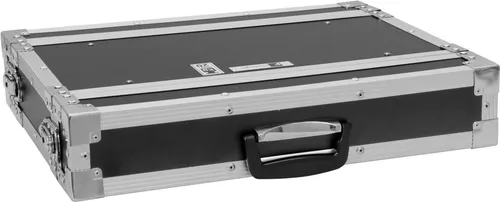 ROADINGER Effektrack CO DD - 1HE Rack-Case, 24cm tief, schwarz - Robustes 1HE Rack-Case aus hochwertigem Schichtholz, ideal für den sicheren Transport von 19-Zoll Geräten. Mit abnehmbaren Deckeln und Schnappschlössern für maximale Sicherheit.