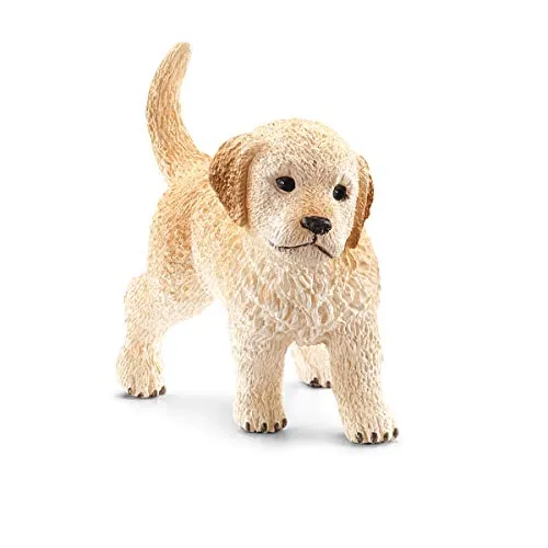 SCHLEICH 16396 Golden Retriever Welpe, ab 3 Jahren, Farm World - Spielfigur, 2 x 5 x 3 cm