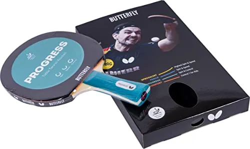 BUTTERFLY Tischtennisschläger Progress | Profi-Wettkampfschläger für Fortgeschrittene