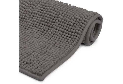 Beautissu Badematte BeauMare WR, Polyester, rechteckig, ruschfester Badezimmerteppich 80x50cm