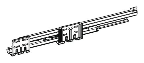 Hettich Unterflur-Vollauszug 9239288, 500 mm aus Stahl