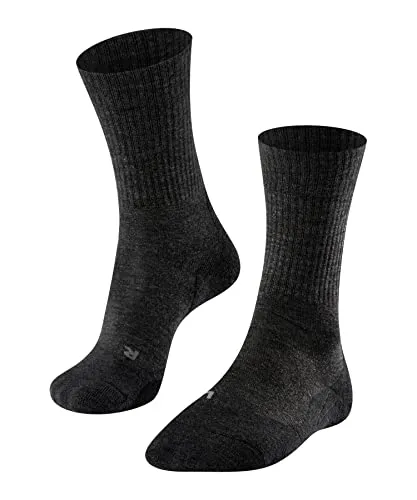 FALKE Damen Wandersocken TK2 Explore Wool - Komfortable Funktionssocken für Outdoor-Aktivitäten - Sportsocken aus atmungsaktiver Merinowolle mit antiblasen Polsterung, ideal für Wandern und Walken bei kaltem Wetter.