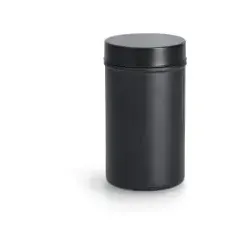 Zeller Vorratsglas mit Metalldeckel, schwarz 19486 , Maße (Ø x H): 100 x 178 mm, 900 ml