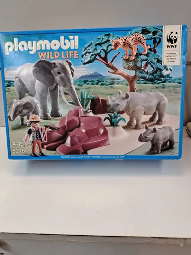 Produktbild Playmobil 5275 Wild life WWF Forscher mit Savannentieren