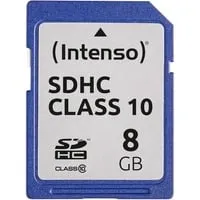 Intenso SDHC 8GB Class 10 Speicherkarte - High-Speed Datentransfer bis 25 MB/s, ideal für Fotografen und Videoproduzenten
